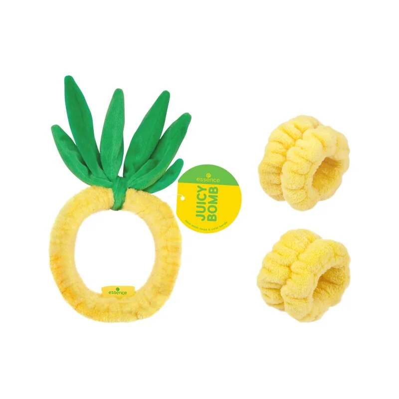 Set bentita pentru par si bratari absorbante Pineapple Party, 1 bucata, Essence