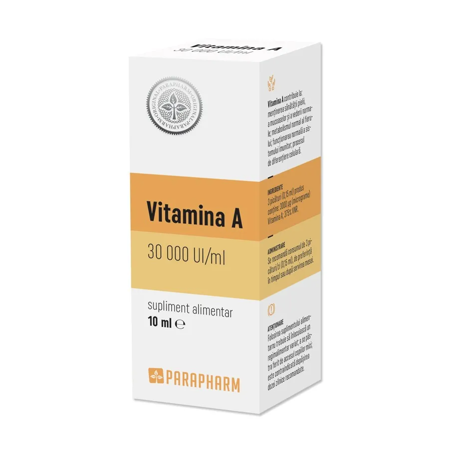 Vitamina A 30 000 UI, 10ml, Parapharm