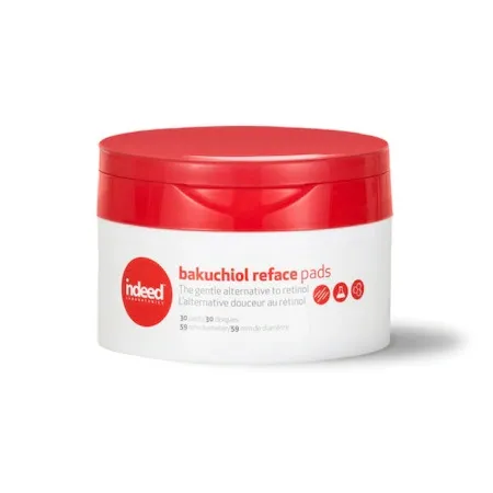 Dischete anti-aging anti-acnee Bakuchiol reface, 30 bucati, Indeed Labs