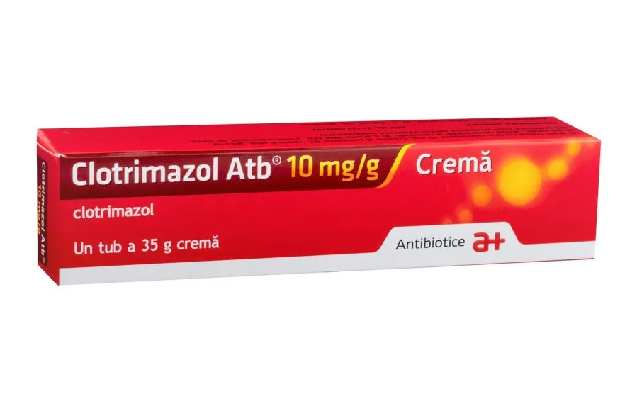 Clotrimazol crema, 35 g, Antibiotice