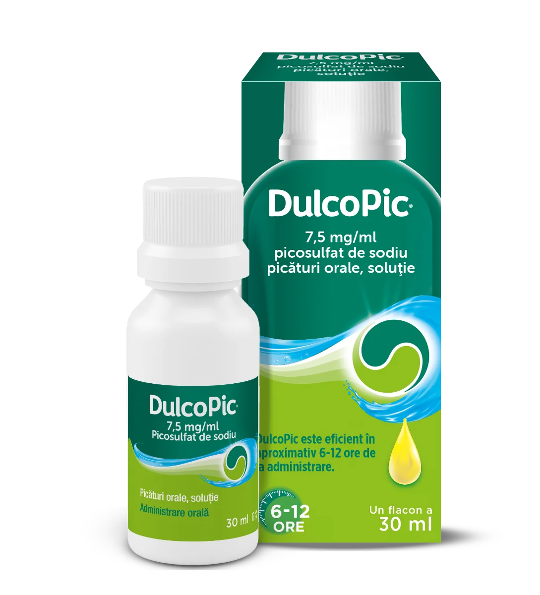 Dulcopic 7.5 mg/ml picaturi orale solutie, 30ml, Sanofi