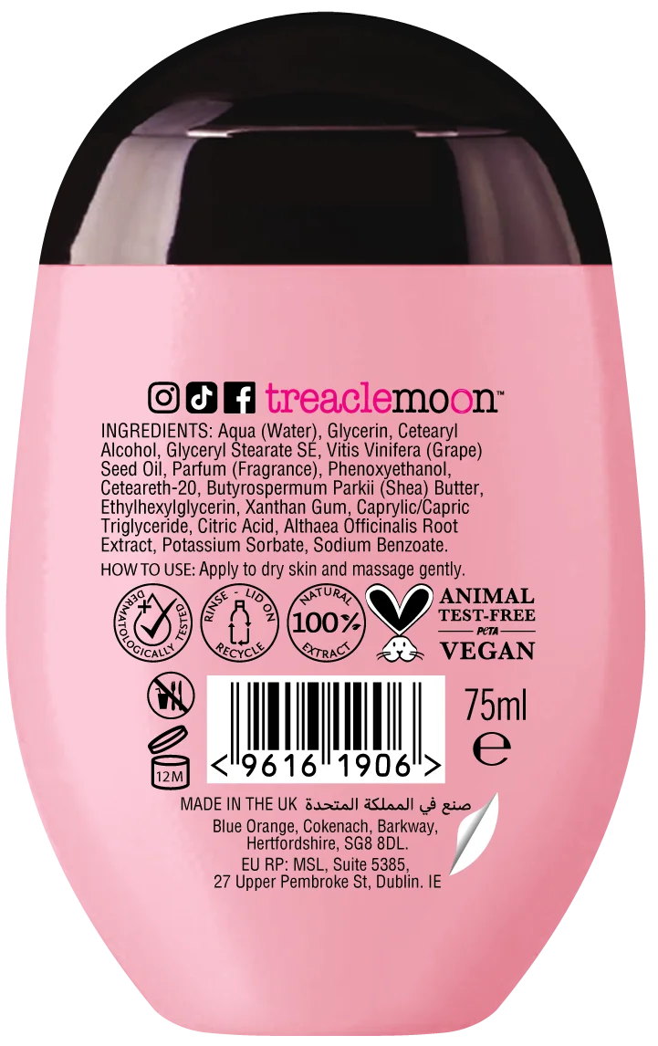 Crema de maini Marshmallow Hearts, 75ml, Treaclemoon