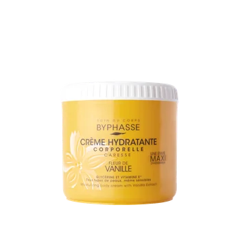 Crema de corp hidratanta cu extract de vanilie, 500ml, Byphasse