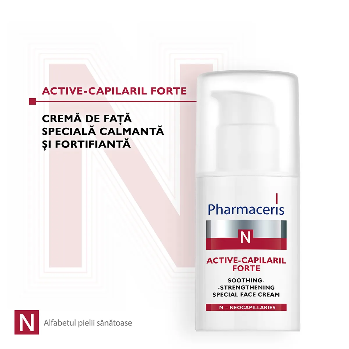 Crema calmanta pentru fata Active-Capilaril N, 30ml, Pharmaceris 
