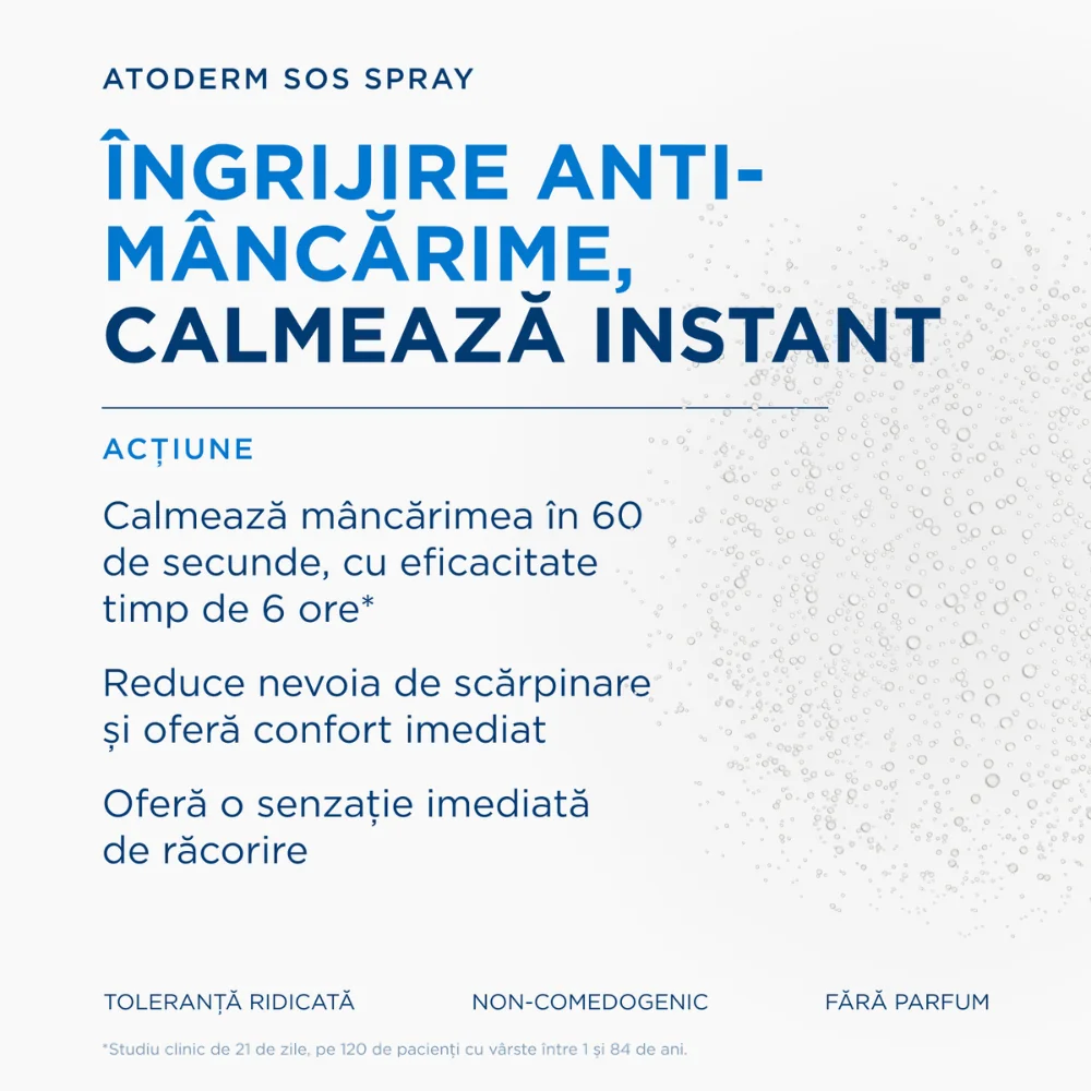 Spray SOS pentru calmarea mancarimilor Atoderm, 200ml, Bioderma