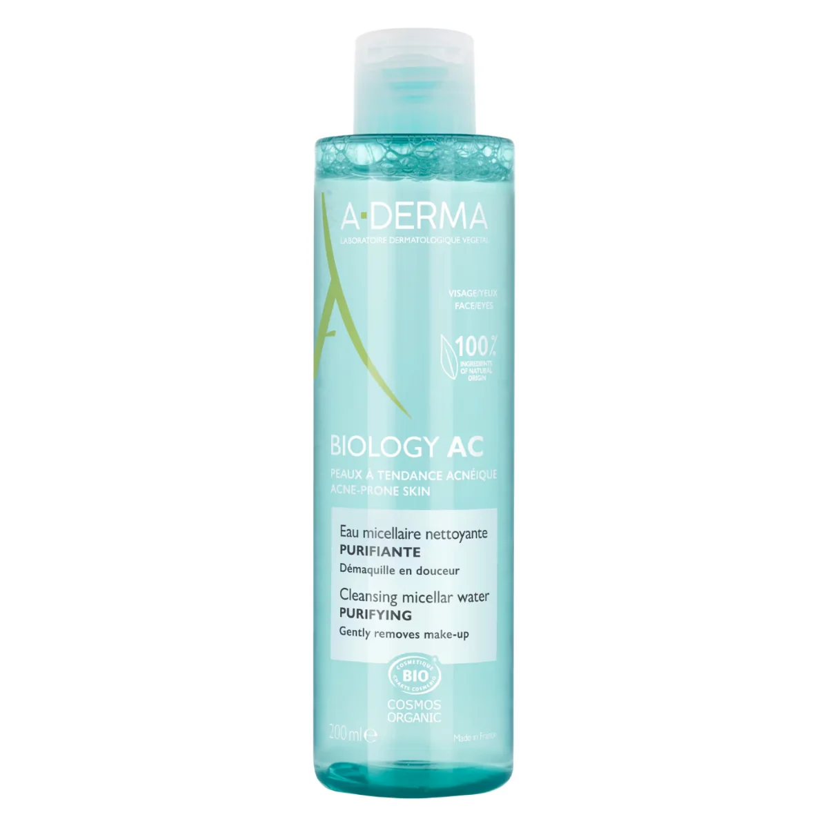 Apa micelara purificatoare Biology AC, 200ml, A-Derma