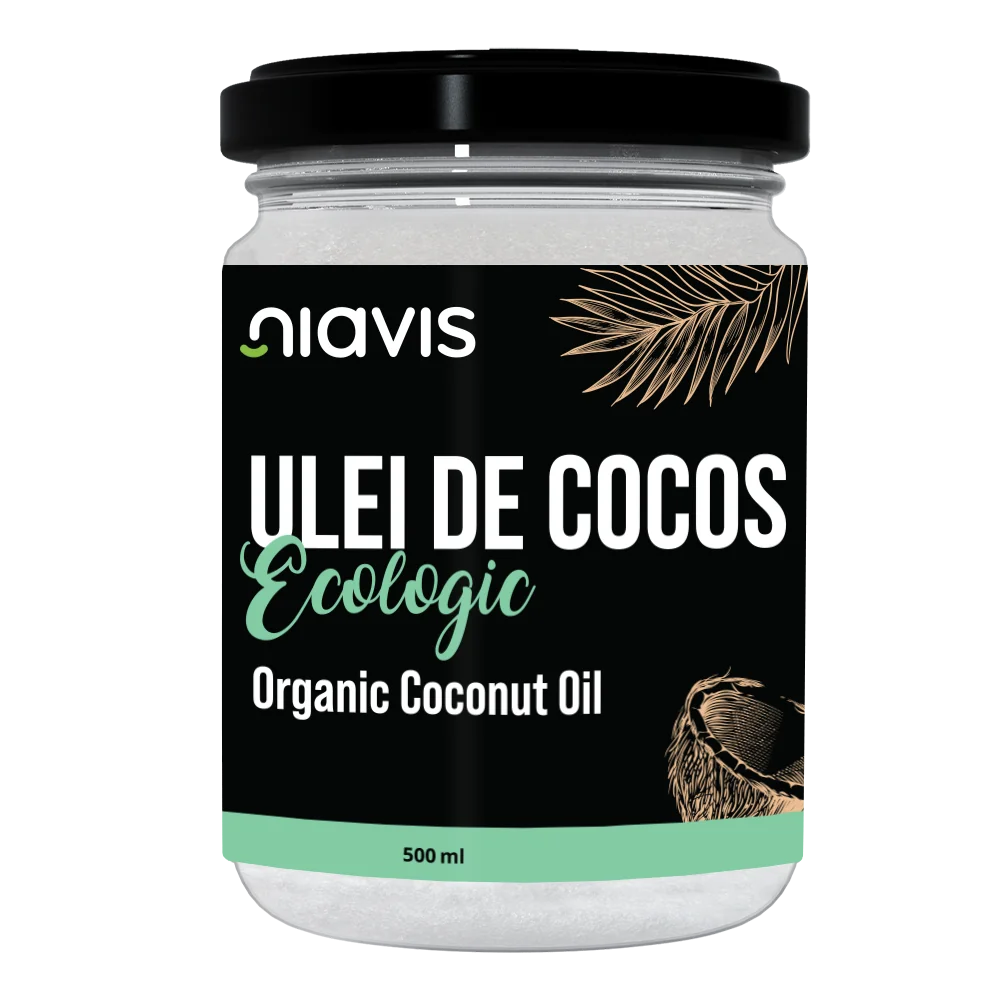 Ulei de cocos extravirgin ecologic, 500ml, Niavis