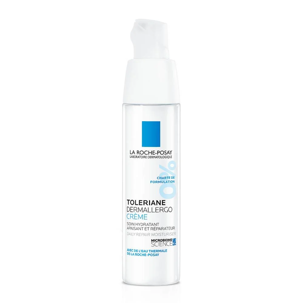 Crema hidratanta si reparatoare pentru ten cu tendinta alergica sau reactiva si cel uscat Toleriane Dermallergo, 40ml, La Roche-Posay