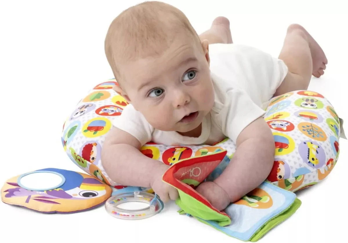 Perna Boppy cu animalute Tummy Time 2- 9 luni, 1 bucata, Chicco