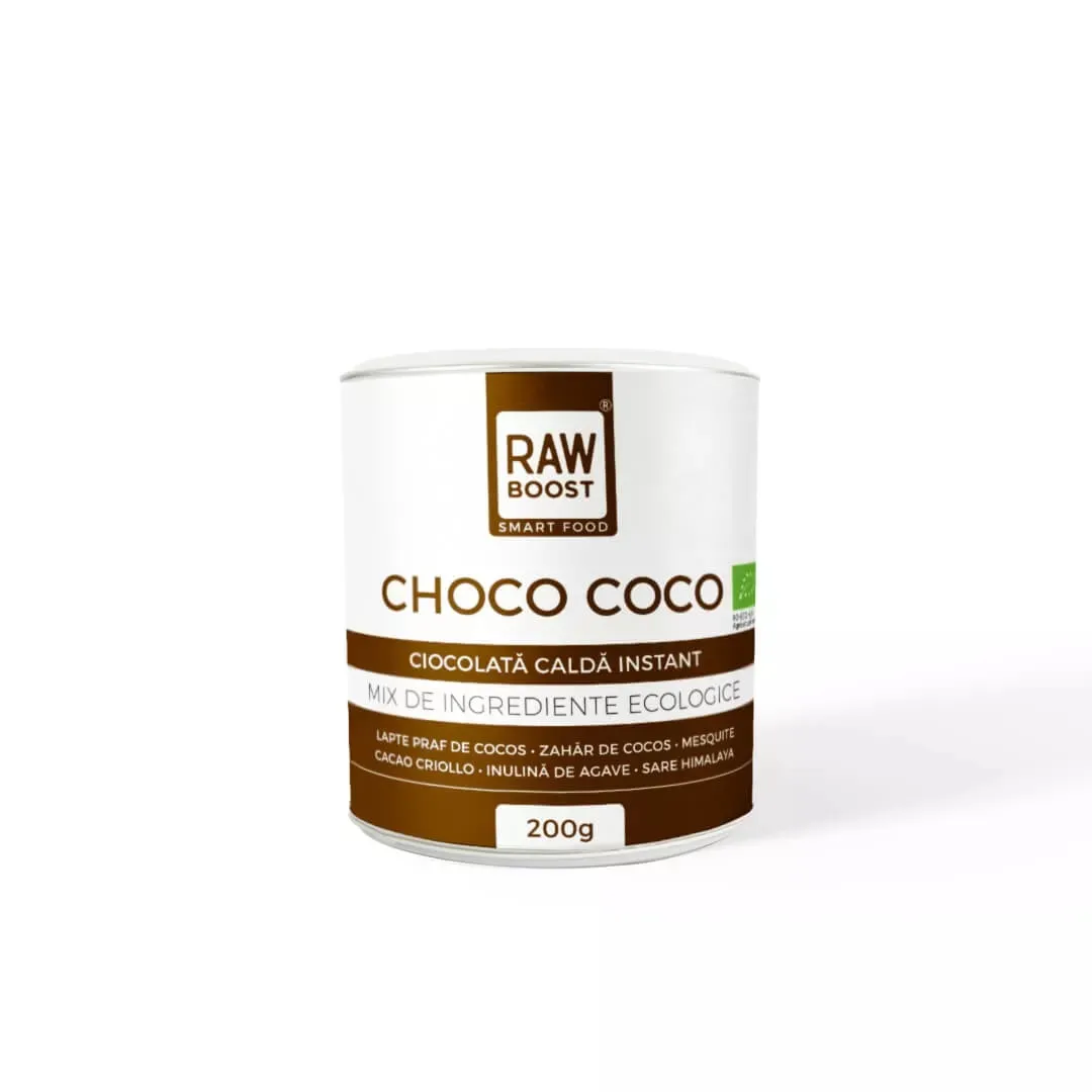 Ciocolata calda Choco Coco Bio, 200g, Rawboost