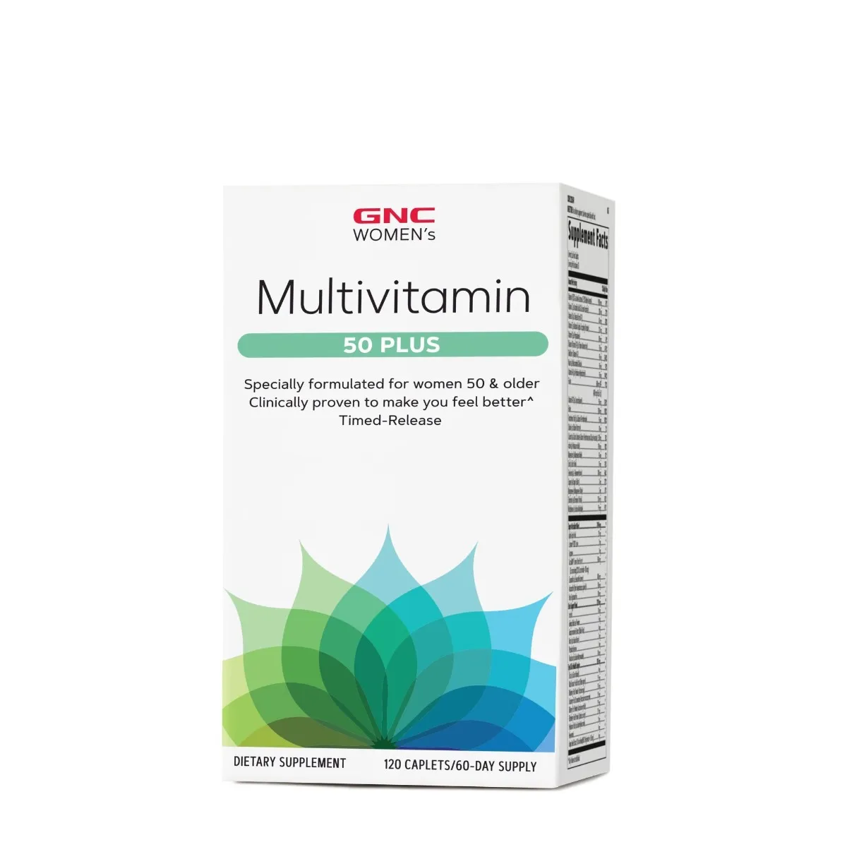 Multivitamine si minerale pentru femei 50 Plus, 120 capsule, GNC