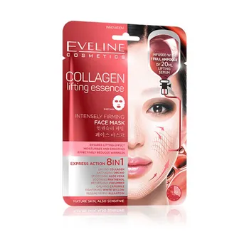Masca de fata Korean Collagen Intensely, 1 bucata, Eveline Cosmetics 