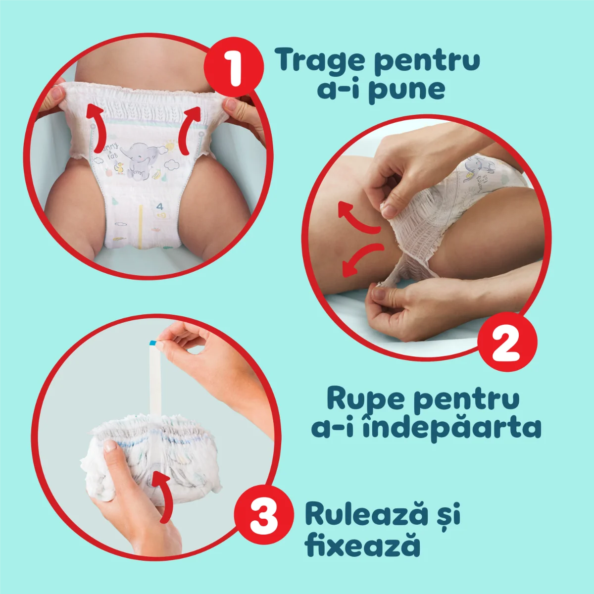Scutece Premium Care Pants Nr.6 13-19 kg, 31 bucati, Pampers