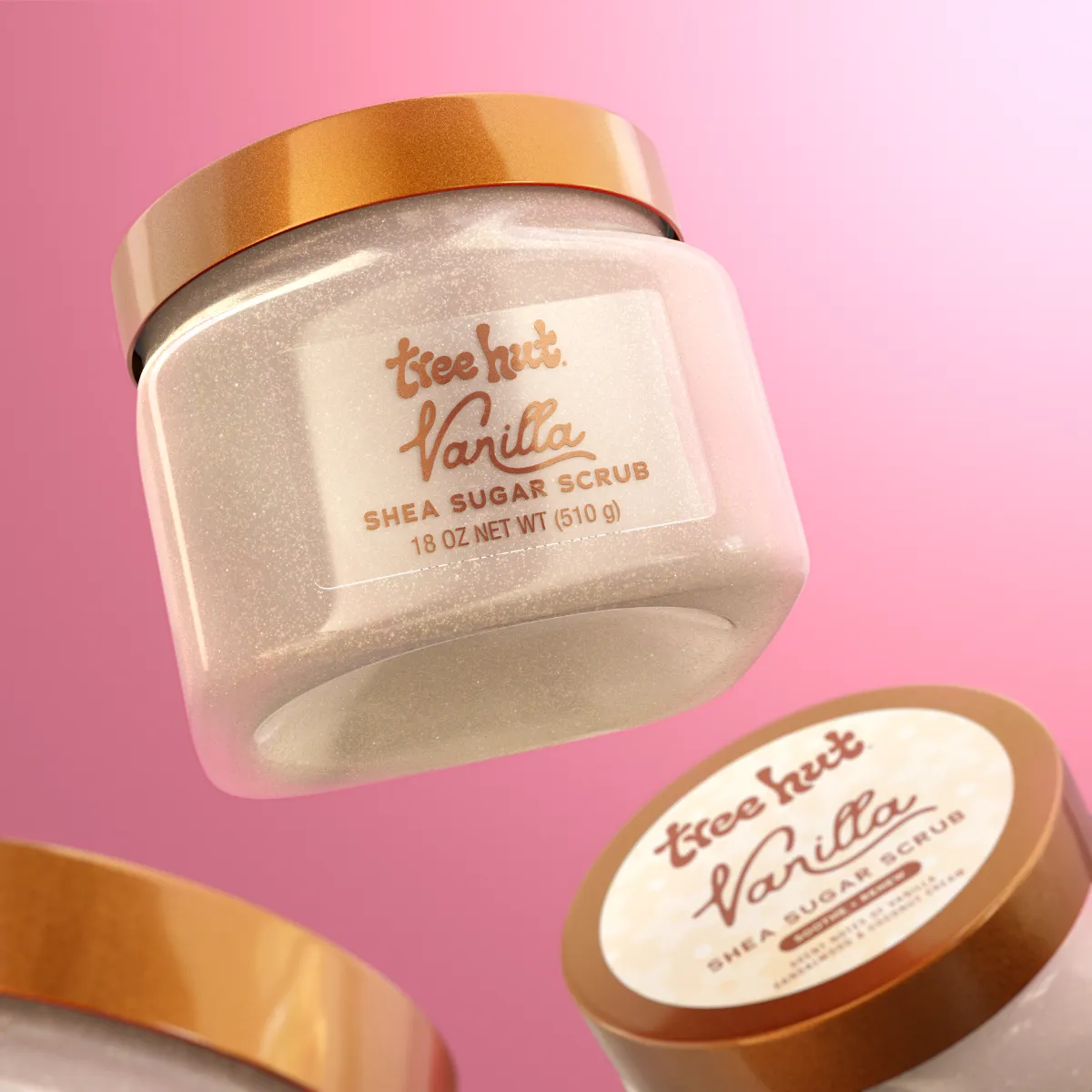 Scrub de corp Vanilla Shea Sugar, 510g, Tree Hut