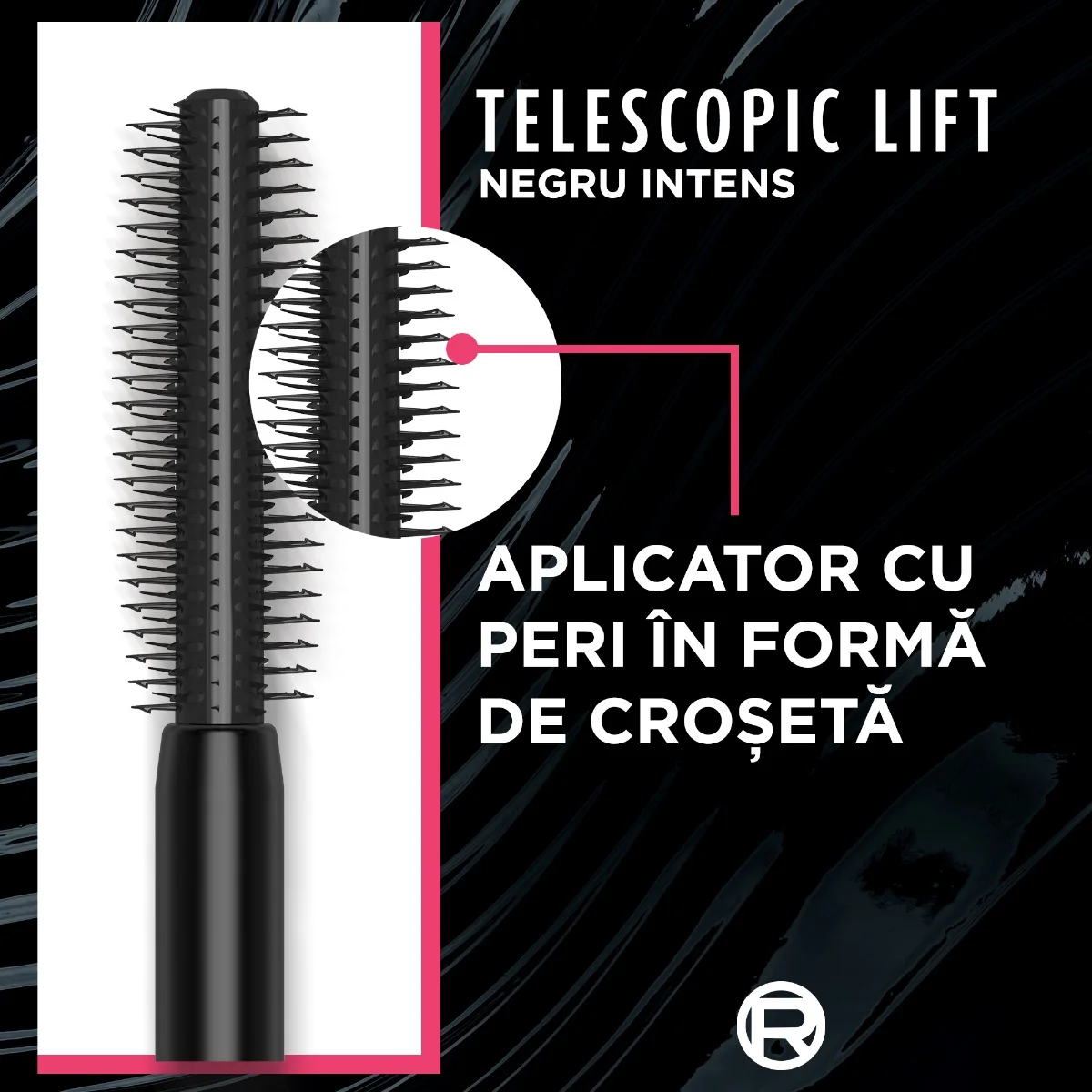 Mascara Telescopic Lift Extra Black, 6.4ml, L'Oreal Paris