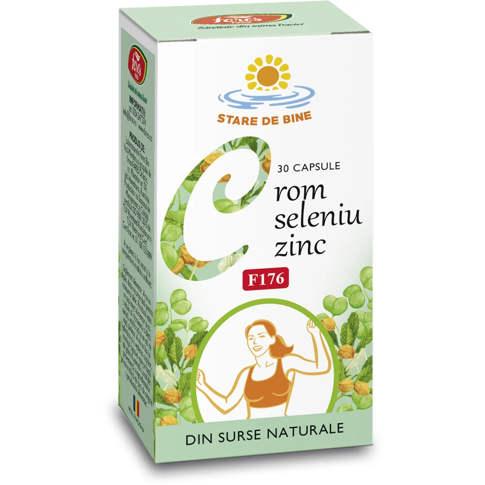 Crom+Seleniu+Zinc F176, 30 capsule, Fares