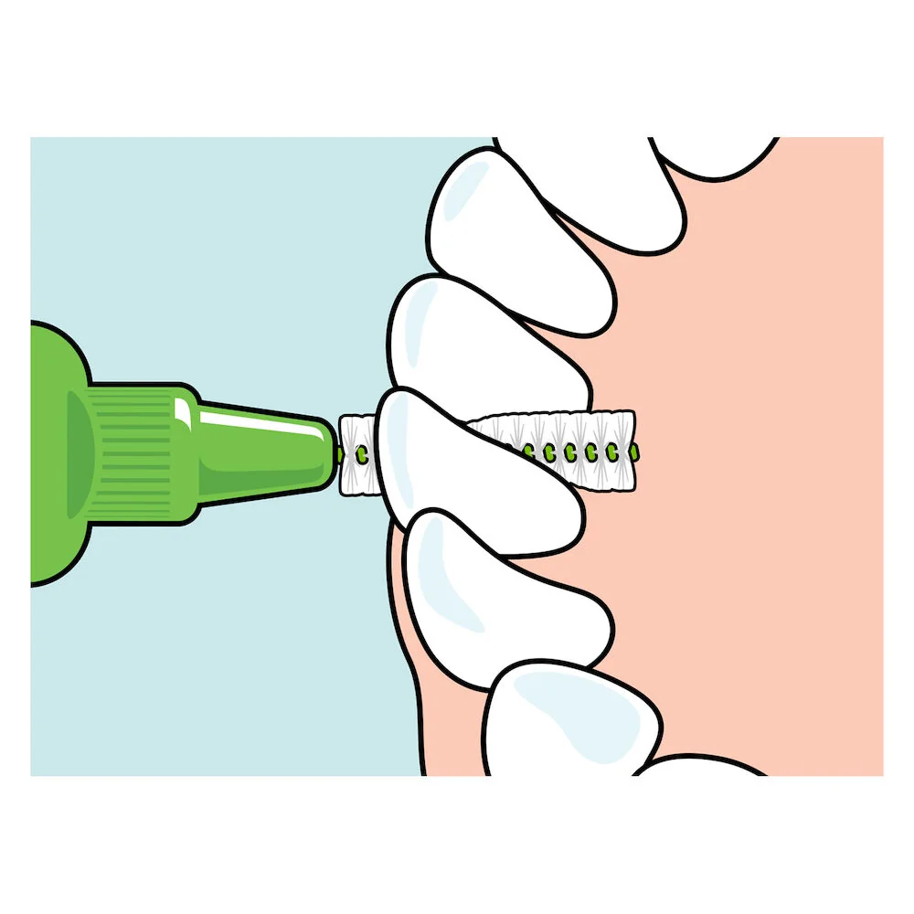 Set periute interdentare Original verde, 8 bucati, TePe