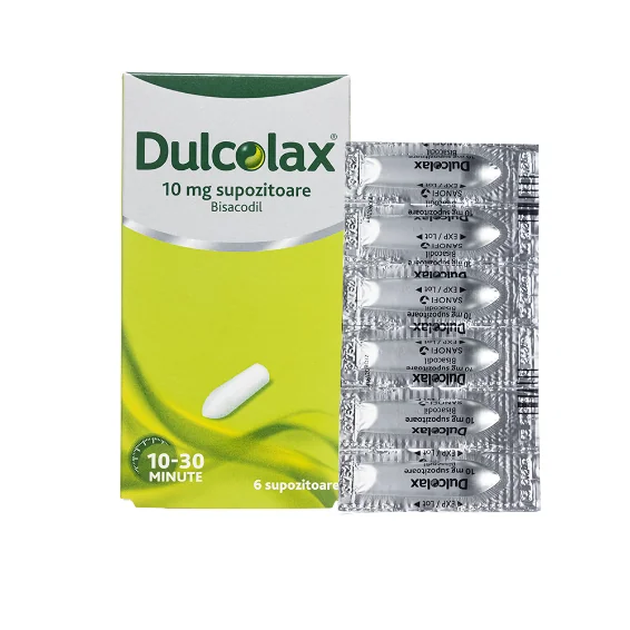 Dulcolax 10mg, 6 supozitoare, Sanofi