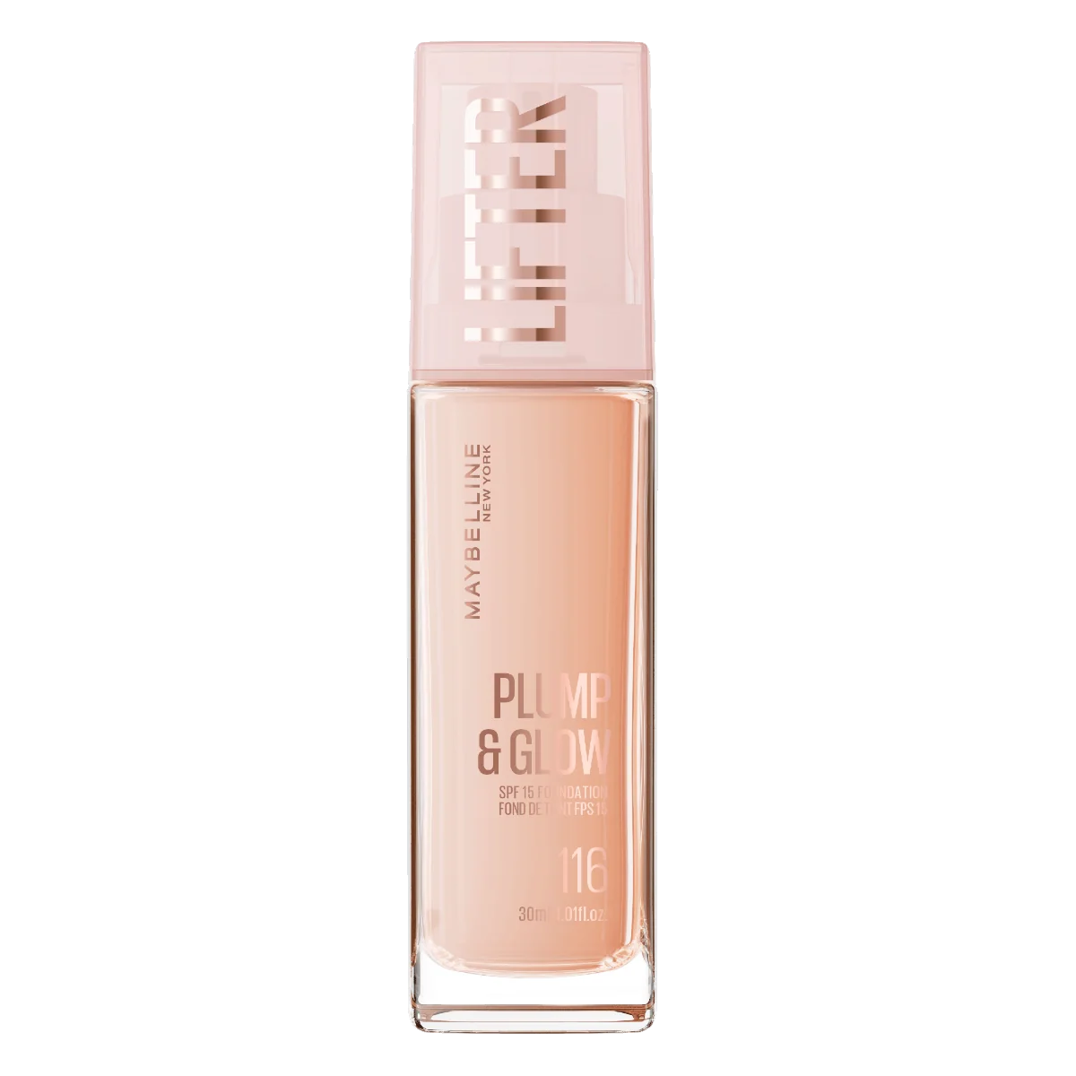 Fond de ten Lifter Plump & Glow Nr. 116, 30ml, Maybelline