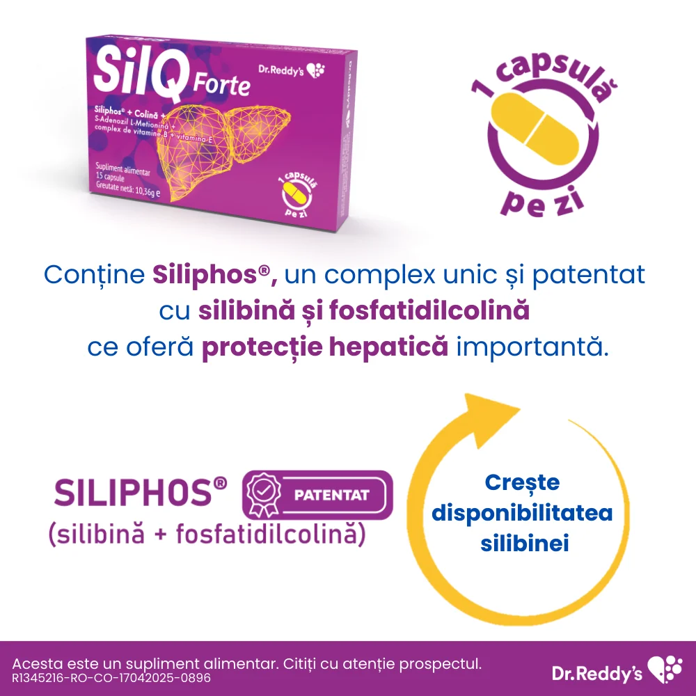 SilQ Forte, 15 capsule, Dr. Reddys