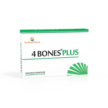 4 Bones Plus, 30 comprimate, Sunwave 