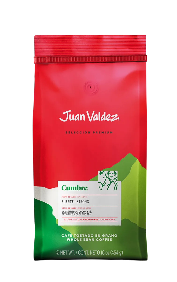 Cafea premium boabe Cumbre, 454g, Juan Valdez 