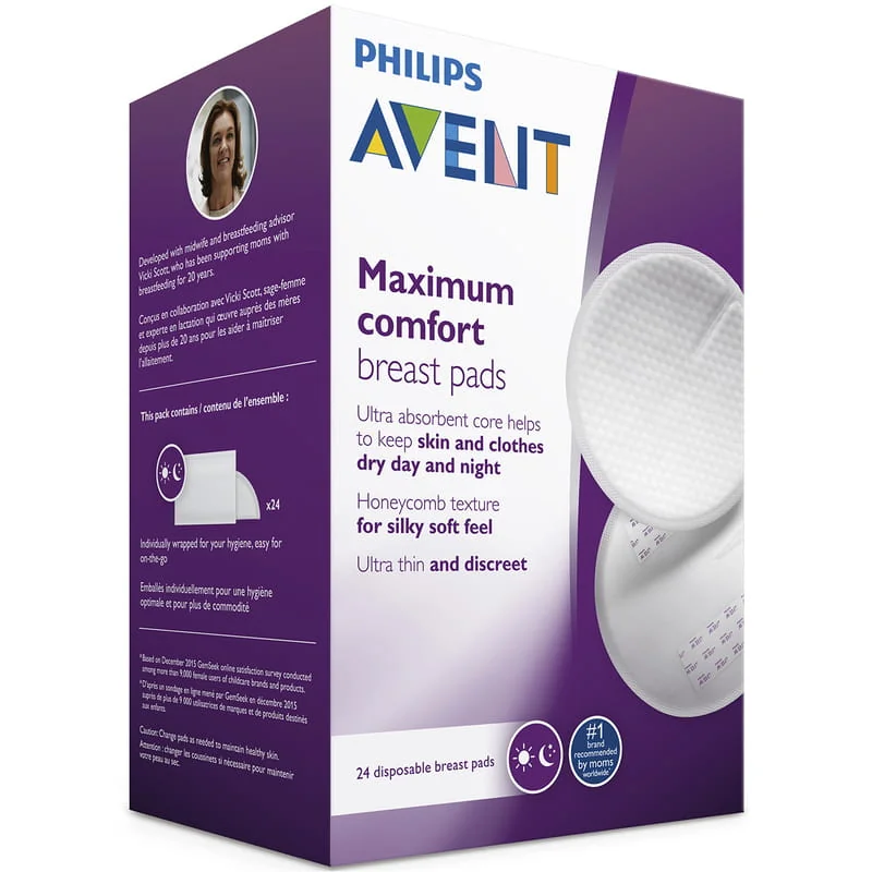Tampoane pentru sani SCF254/24, 24 bucati, Philips Avent 