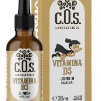 Vitamina D3 Junior picaturi, 30ml, COS Laboratories