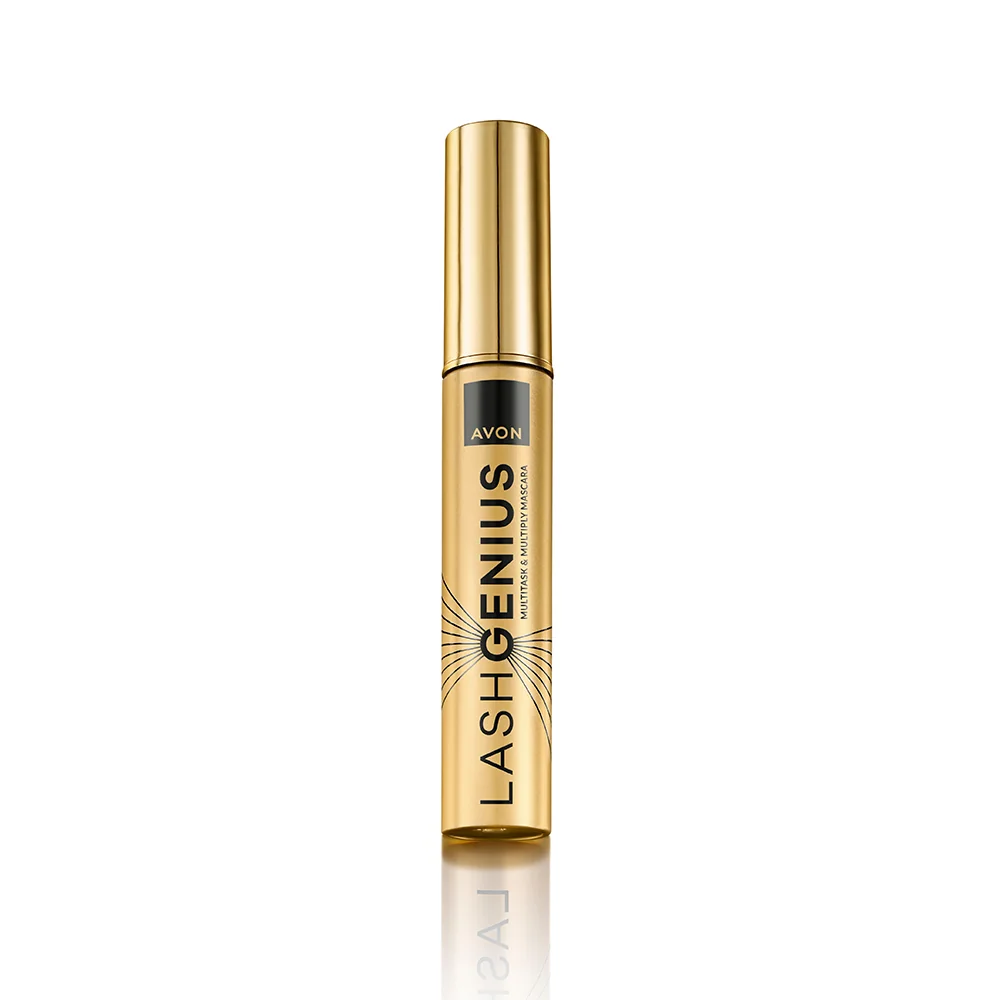 Mascara Lash Genius Multitask & Multiply Brown Black, 10ml, Avon