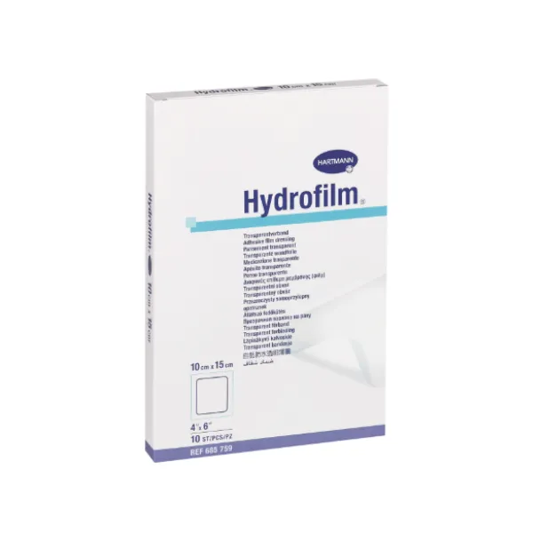 Plasture transparent autoadeziv Hydrofilm Plus 10x30cm, 25 bucati, Hartmann