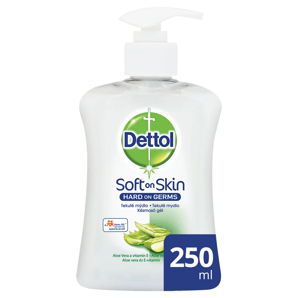 Sapun lichid antibacterian cu Aloe Vera, 250ml, Dettol