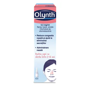 Olynth 0,05% spray nazal pentru copii, 10 ml, Johnson & Johnson 