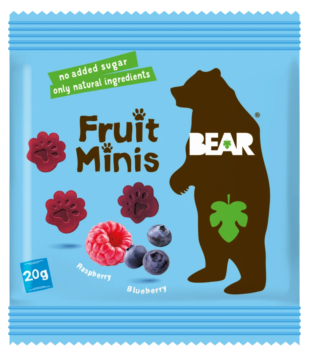 Talpite arctic cu zmeura si afine, 20g, Bear