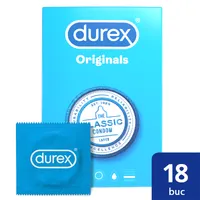 Prezervative Originals, 18 bucati, Durex
