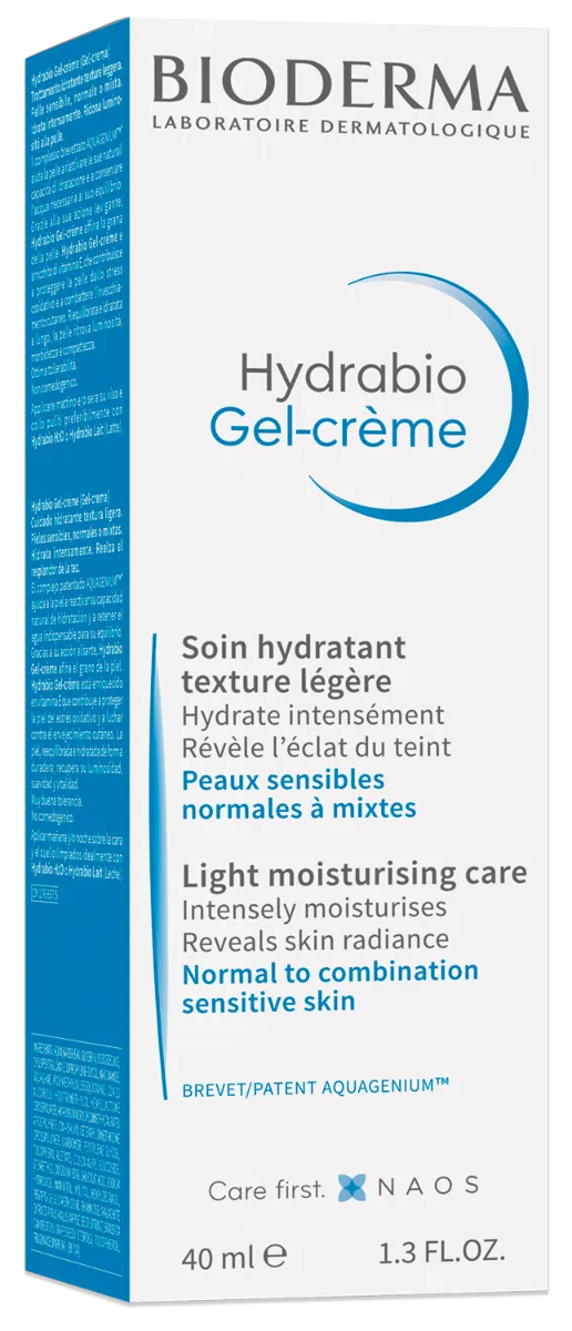 Gel-crema hidratant Hydrabio, 40ml, Bioderma 
