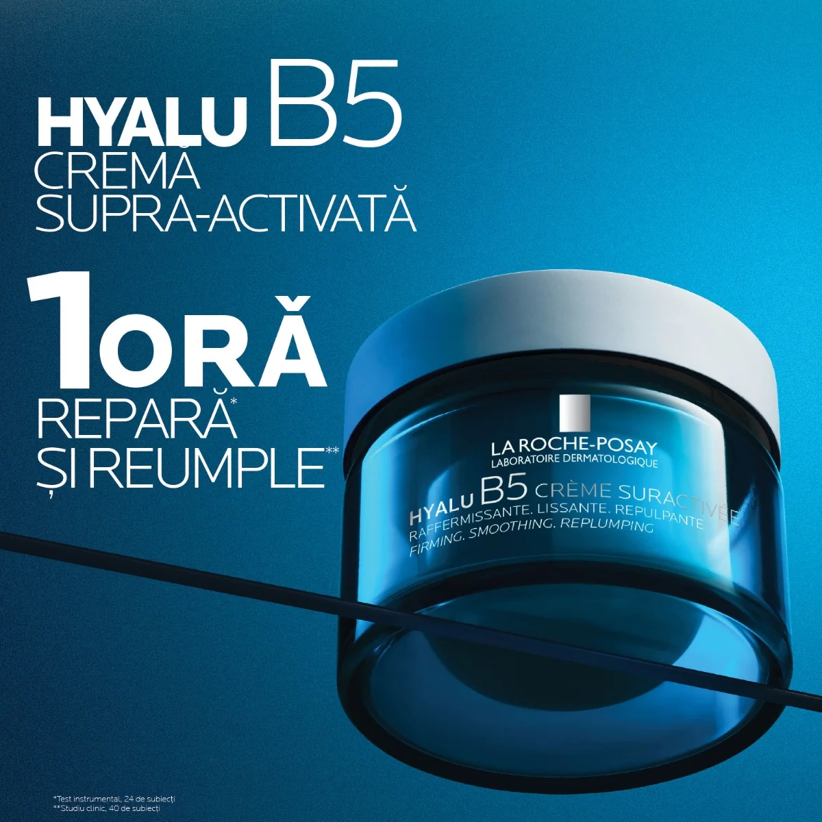 Crema Supra-Activata cu Acid Hialuronic Hyalu B5, 50ml, La Roche-Posay