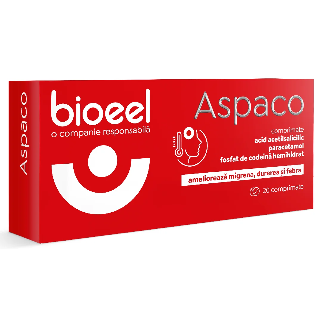 Aspaco, 20 comprimate, Bioeel | Dr. Max Farmacia