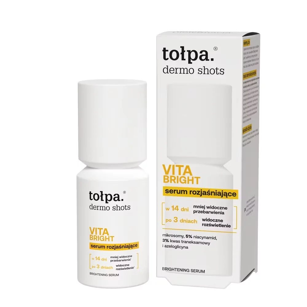 Ser facial iluminator Dermo Shots Vita Bright, 50ml, Tolpa