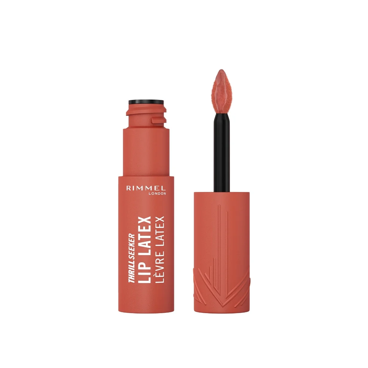 Ruj lichid Thrill Seeker Lip Latex 200 So Peachy, 6ml, Rimmel London