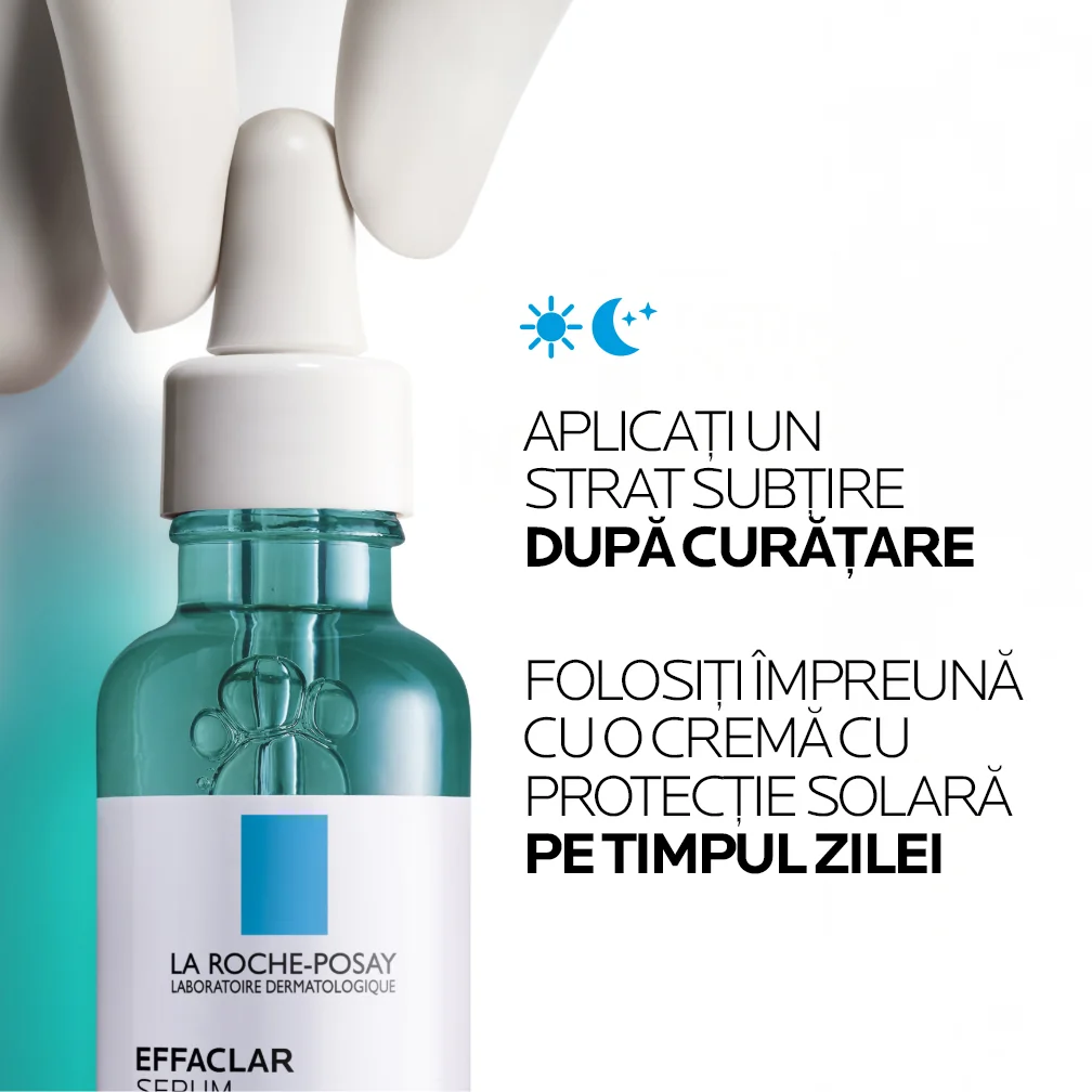 Ser ultra concentrat anti-imperfectiuni si anti-semne ten gras cu tendinta acneica Effaclar, 30ml, La Roche-Posay