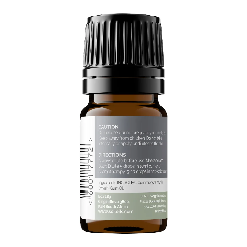 Ulei Esential Smirna (Commiphora myrrha) 100% Pur, 5ml, Soil