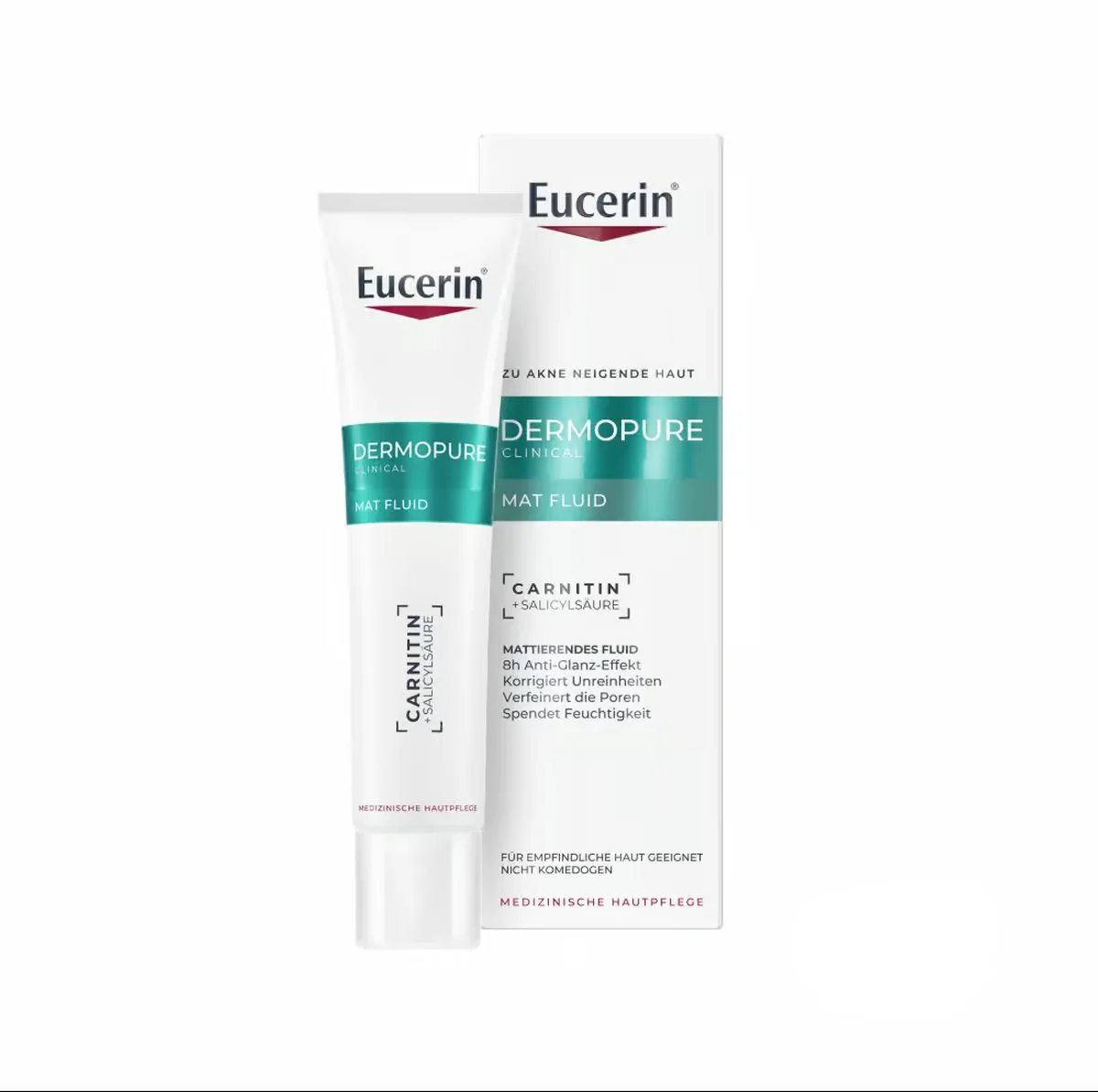 Fluid matifiant pentru fata, DermoPure, 40ml, Eucerin