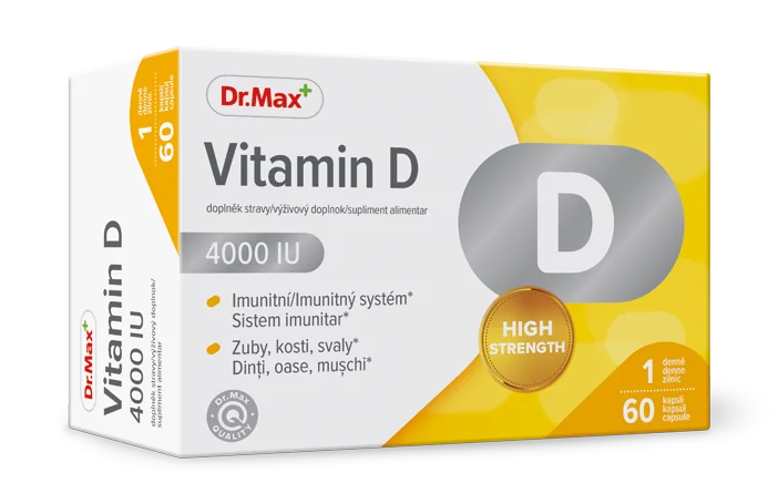 Dr. Max Vitamina D 4000UI, 60 capsule