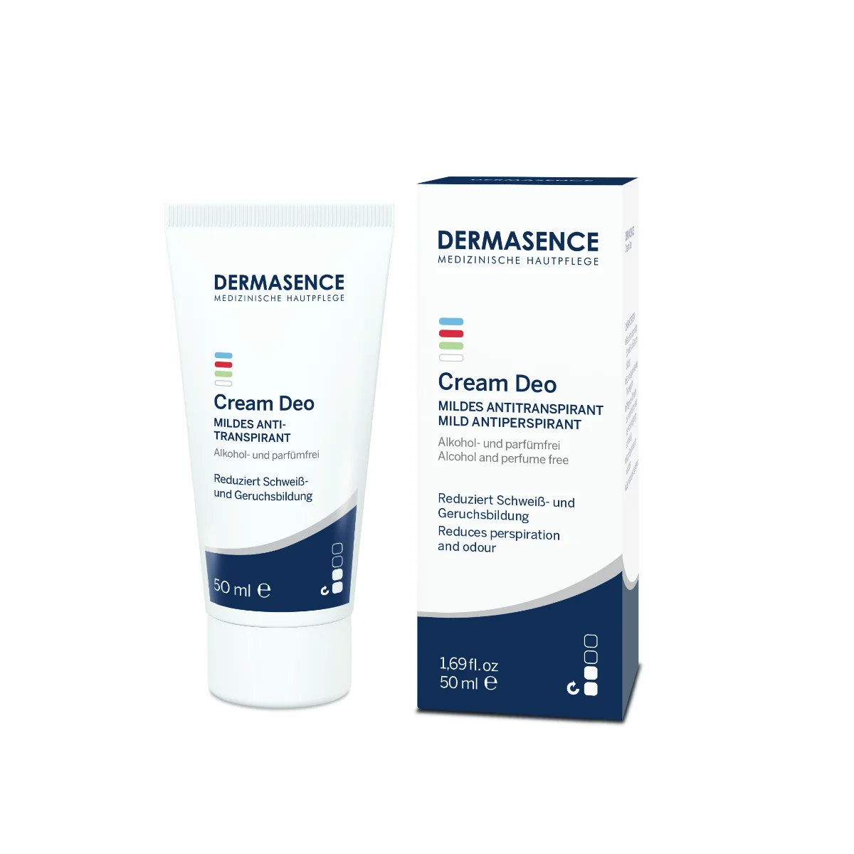 Deodorant crema pentru pielea sensibila din zona axilei si palmelor & talpilor, 50ml, Dermasence