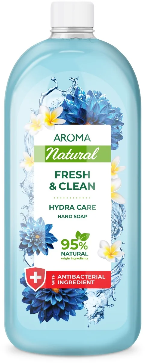 Rezerva sapun lichid Fresh & Clean Natural, 900ml, Aroma