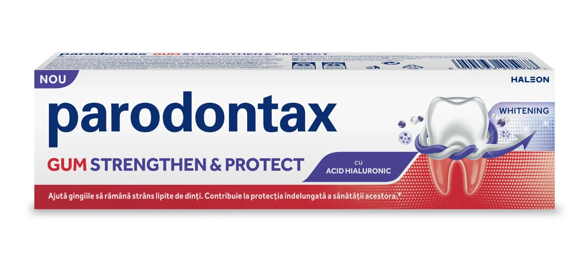 Pasta de dinti Gum Strengthen & Protect Whitening, 75ml, Parodontax