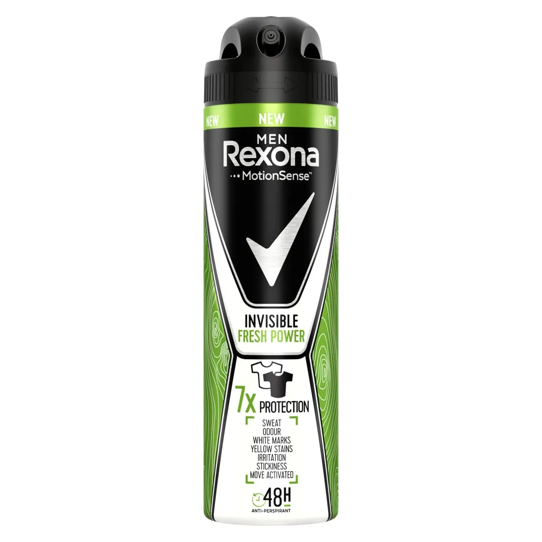 Deodorant spray Men Invisible Fresh Power, 150ml, Rexona