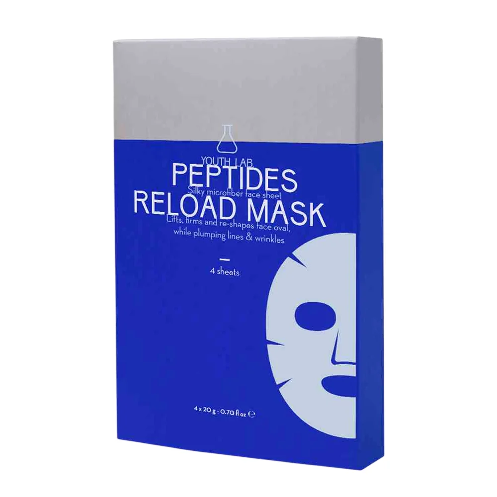 Set masti de fata Peptides Reload, 4 x 20g, Youth Lab