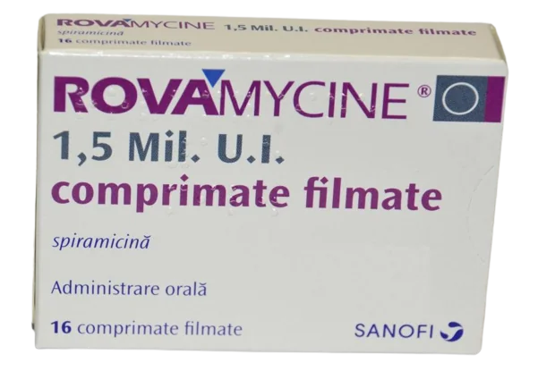 Rovamycina 1,5 Mil. U.I., 16 comprimate filmate, Sanofi