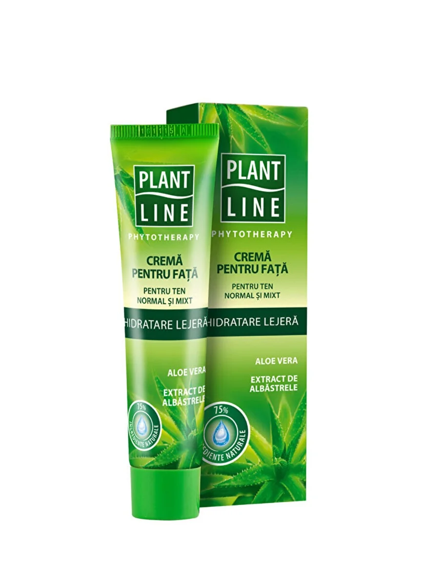 Crema hidratanta cu aloe vera, 40ml, Plant Line
